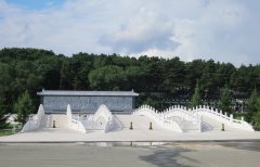 一面墙，，，，，，一道景：九龙照壁浮雕景墙的诗画之美