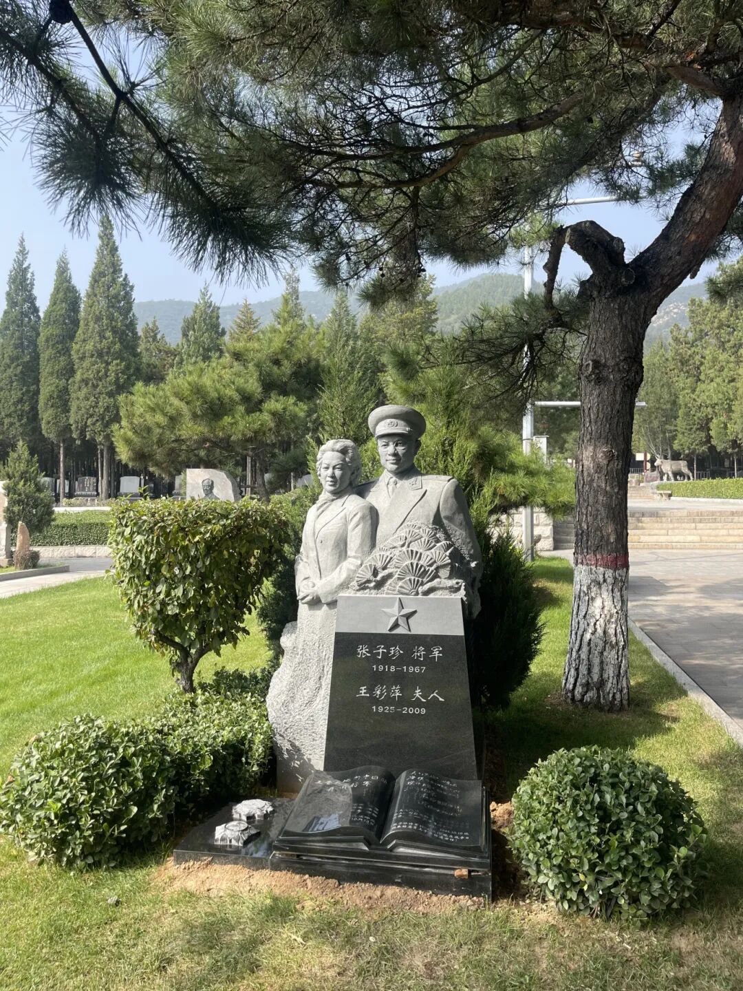 非遗承初心，，，，，，，石语颂英魂 | 张子珍将军匹俦雕塑完工